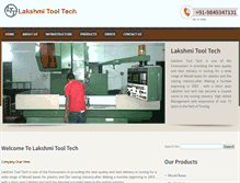 Tablet Screenshot of lakshmitooltech.com